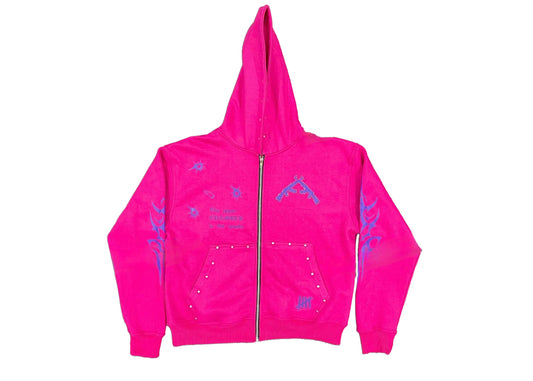 Pink Tribal Hoodie