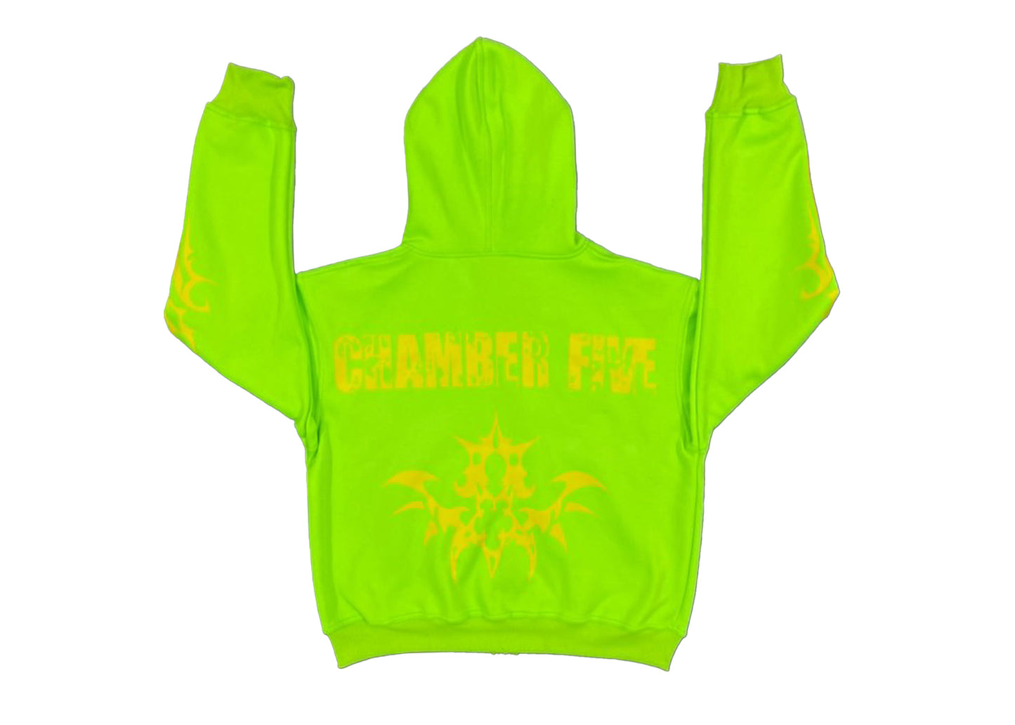 Slime Green Tribal Hoodie LIMITED EDITION