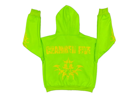Slime Green Tribal Hoodie LIMITED EDITION
